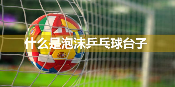 什么是泡沫乒乓球台子