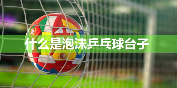 什么是泡沫乒乓球台子